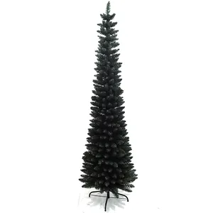 Vente d'usine personnalisée demi-nouveau matériau Pvc ornements d'arbre de Noël hôtel centre commercial ornements d'arbre de Noël