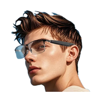 Gafas Inteligentes Europeas Americanas GS03 con Protección UV Anti-Azul, Pantalla OLED, Cargador Magnético para PC