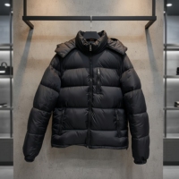 Veste en duvet double face classique pour homme de haute qualité, veste chaude, veste en duvet de marque de luxe pour homme