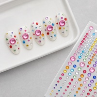 Autocollants de pierres brillantes personnalisés, autocollants adhésifs pour coque de téléphone, scrapbooking, vêtements, décoration de cheveux, étiquettes privées, autocollants de pierres brillantes