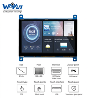5-Zoll HD Digitaler Videoeingang LCD-Anzeigemodul 800x480 CTP TFT Touchscreen LED-Hintergrundbeleuchtung für Raspberry Pi