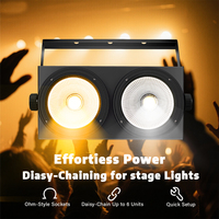 Светодиодный прожектор MINGJIE 200W COB Blinder Light DMX512 LED PAR 2-в-1 (холодный/теплый белый свет) с звуковым управлением, высокой мощностью и COB-дизайном для свадеб