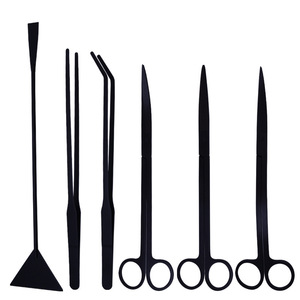 Ensemble d'outils d'aquarium en acier inoxydable de qualité supérieure, idéal pour l'aménagement paysager <span class=keywords><strong>aquatique</strong></span>, la taille des plantes et l'<span class=keywords><strong>entretien</strong></span> du réservoir - Product Image 6