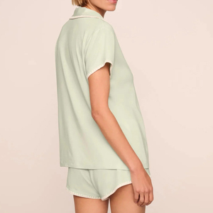 <span class=keywords><strong>Pigiama</strong></span> da <span class=keywords><strong>Donna</strong></span> in <span class=keywords><strong>Modal</strong></span> Organico, Set Corto Personalizzato, Abbigliamento da Notte a Maniche Corte per Donne - Product Image 4