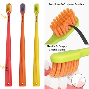 Cepillo de Dientes Personalizado con Cerdas de Nylon, Fabricante de Cepillos de Dientes, Venta al por Mayor, Buen <span class=keywords><strong>Precio</strong></span>, Cerdas Suaves, Cepillo de Dientes Premium - Product Image 3