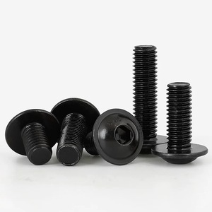 Alta qualità <span class=keywords><strong>M4</strong></span> 12/16/20/25MM 316 nero acciaio inossidabile tipo L <span class=keywords><strong>vite</strong></span> a testa tonda con testa esagonale con rondella - Product Image 5