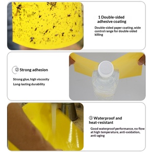 Trampa Impermeable para Moscas de la Fruta con Adhesivo de Doble Cara Amarillo/Azul para Tripas/Afidos/Moscas Blancas, Grosor de 0.23mm - Product Image 3