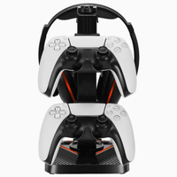 Support de contrôleur de jeu universel avec crochet pour casque d'écoute pour contrôleur de jeu PS5/Xbox/Switch Support d'affichage vertical