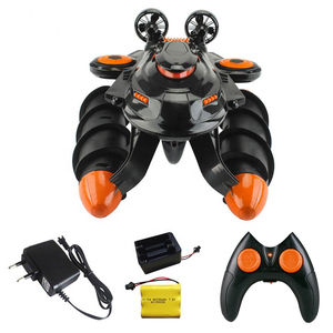Jinying 2.4G 8 Channel Remote Control Amphibious Hovercraft 4WD High Speed Racing Toy Rc <b>Boat</b> - Product Image 2