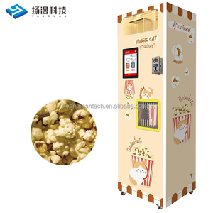 Hỗ trợ đồng xu tiền mặt thẻ tín dụng thanh toán Huy chương vàng bỏng ngô Máy bán hàng tự động Máy bán hàng tự động sản xuất - Product Image 6