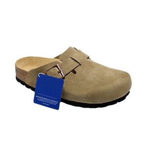 Sabots en cuir de vachette vintage confortables et antidérapants, chaussures décontractées en cuir véritable, très demandés, adaptés aux jeunes - Product Image 6