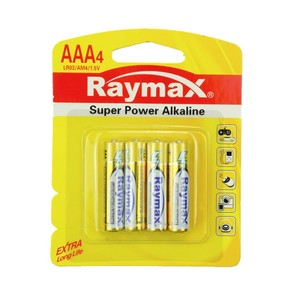 Batería de suministro de fábrica de Raymax <span class=keywords><strong>AAA</strong></span> LR03 1.5v baterías <span class=keywords><strong>aaa</strong></span> <span class=keywords><strong>s</strong></span>úper alcalinas al por mayor para uso doméstico - Product Image 1