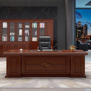 Tavolo da Conferenza per Ufficio Moderno, Design in Legno <span class=keywords><strong>Rosso</strong></span> Made in China, Scrivanie di Lusso Moderne per Ufficio - Product Image 4