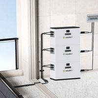 ASGOFT-Kit Micro Onduleur 100Ah 200Ah, Batteries au Lithium-Ion Plug Play pour Balcon, Système Solaire Domestique, Réseau Hybride Empilable