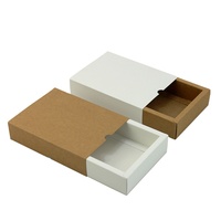 Boîte d'emballage en papier kraft personnalisée pour savon, fabriquée à partir de matériaux recyclés, boîte de livraison par courrier, boîte à tiroir