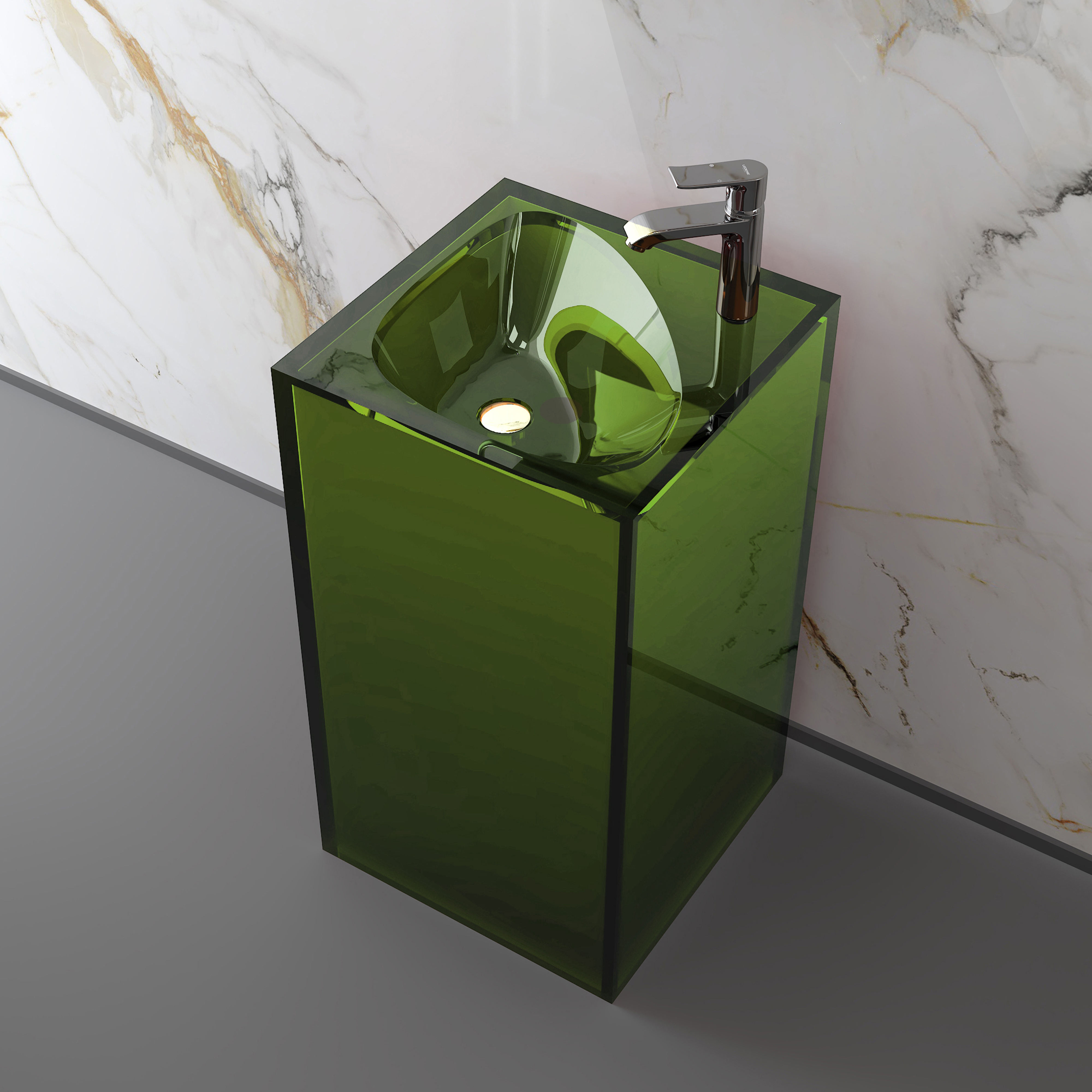 สีเขียว