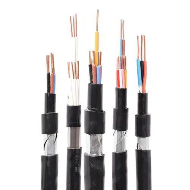 450/750V 6mm KVV22 PVC Insulated Galvanized Steel Strip Armored Control Cable 2-61 Core Multi-core Customized