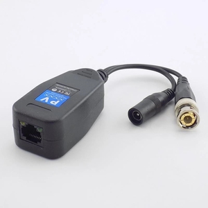 Transceptor de vídeo pasivo CCTV coaxial BNC <span class=keywords><strong>Balun</strong></span>, conectores a RJ45 BNC macho para cámara de vídeo CCTV HDTVI/AHD - Product Image 6