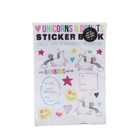 Livre d'autocollant décoratif de Style dessin animé de haute qualité meilleure vente cadeau d'anniversaire d'impression offset pour les enfants