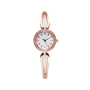 高品質ファッションビジネス高級クォーツ腕時計レディースカスタムロゴ合金ケースストーン方向指示器表示3BAR防水 - Product Image 6