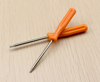 Obeng Torx Keamanan 100mm dengan Gagang Plastik T6 T8 T10 Kelas Industri & DIY untuk Perbaikan