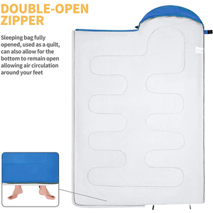 Sacco a Pelo Invernale Portatile in Poliestere di Alta Qualità, Stile Busta, per Adulti, Campeggio e Pausa Pranzo in Ufficio - Product Image 5