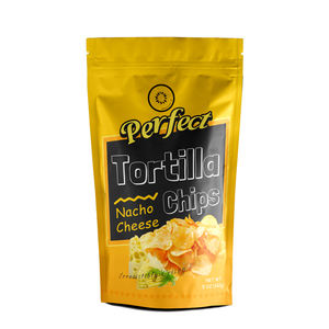 Custom termosaldata custodia merenda Chips per alimenti in plastica richiudibile 250g chiusura a chiusura lampo con chiusura lampo bustina in alluminio Mylar - Product Image 2