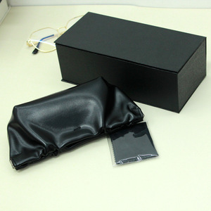 Pochette en Pu pour <span class=keywords><strong>lunettes</strong></span> <span class=keywords><strong>de</strong></span> soleil en faux cuir, sac d'emballage souple pour <span class=keywords><strong>lunettes</strong></span> <span class=keywords><strong>de</strong></span> soleil, boîte d'emballage - Product Image 5