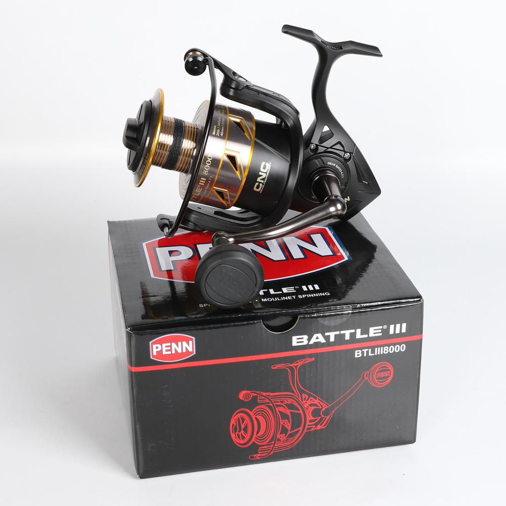 PENN BATTLE III Full Metal Spinning Fishing Reel - 30lb Drag