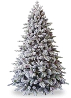 Sapin de Noël pliable de luxe de 210 cm, de haute qualité, floqué blanc neige, en PE et PVC, marque Merry Tree, certifié REACH, Navidad