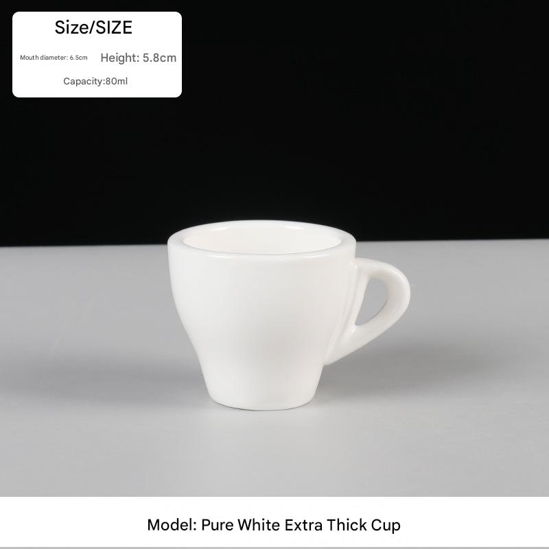 Tasse à expresso blanche 80ml