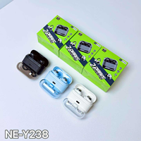 Écouteurs sans fil TWS 2-en-1 NE-Y238 à clipser semi intra-auriculaires pour le sommeil, 3 styles, stéréo, faible consommation, appels clairs, vente en gros