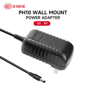 מטען מתאם xinhe 5v 2a פלט PH10-5 מתאם ספק ראש ספק תקע שחור dc תקע ב 3 שנים cb rohs 88% - 95% - Product Image 3