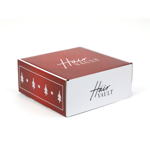 Boîte en carton ondulé personnalisée pour parfum, bougie, cosmétiques, cadeaux, emballage de perruques avec logo personnalisé, pliable - Product Image 5
