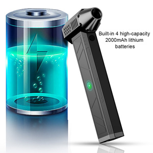 CROSSGUN <span class=keywords><strong>Aspirateur</strong></span> et <span class=keywords><strong>souffleur</strong></span> d'air portable pour voiture 2-en-1 - Nettoyeur intérieur <span class=keywords><strong>de</strong></span> voiture rechargeable haute puissance, mini, humide/sec - Product Image 4