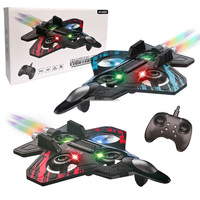 Avion Hélicoptère Jouet Volant Planeur Chasseur à Réaction en Mousse RC Drones LED Colorés Télécommandés à Chargement USB