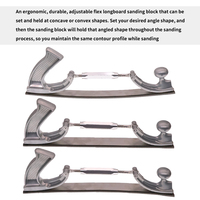 Lime à main multifonction en acier de 350 mm avec support en alliage d'aluminium, lime à râper réglable pour l'aluminium, l'automobile, la fibre de verre