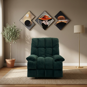 Sillón Reclinable Eléctrico Individual Moderno, Sillón Extensible con Reposabrazos, Sillón Reclinable con Marco Metálico para el Hogar, Salón de Belleza, Sala de Estar - Product Image 1