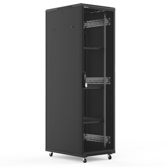 19 Inches Rack Server Cabinet 22u Rack Server Rack Mount Server Chassis Made in China Toughened Glass Door or Mesh Door 1200mm