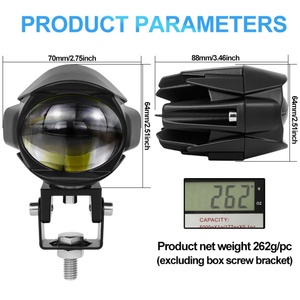 High Low Beam 3 Inch Motorbike Motorcycle External Spotlight <b>LED</b> Driving <b>Light</b> Motorcycle <b>Led</b> Auxiliary Spot <b>Led</b> <b>Lights</b> - Product Image 6