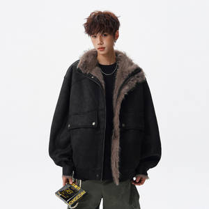 Manteau matelassé ample unisexe à fermeture éclair, style streetwear, motif Aigle <span class=keywords><strong>Condor</strong></span>, en polyester/coton, style vintage américain, épais pour l'automne - Product Image 1