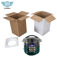 Autocuiseur électrique multifonctionnel 8 en 1 6L 1000W avec icônes colorées brillant pour usage domestique
