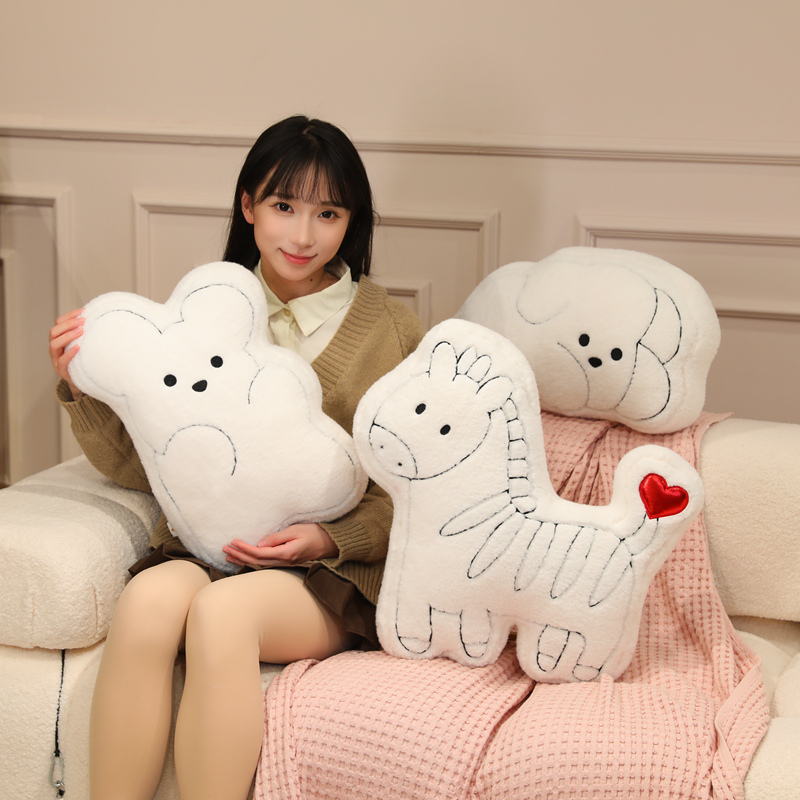Creative Plush Pillow Bunny Dog Bear