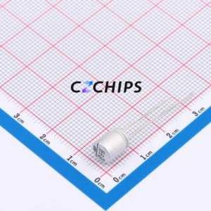 Condensador Sólido NPXC0801B391MJTM, Componente de Montaje en Orificio (THT), D6.3xL8mm 390uF 20% 12V - Product Image 1