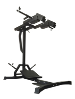 ZYFIT : Appareil de squat, machine de musculation commerciale et domestique, machine de levage de poids lourd pour les hanches