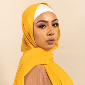 Màu Sắc Đẹp Đồng Bằng Voan Hijab Khăn Cho Phụ Nữ Hồi Giáo Mềm Mại Và Ánh Sáng Trọng Lượng Hàng Ngày Phụ Nữ Hồi Giáo Voan Hijab - Product Image 6
