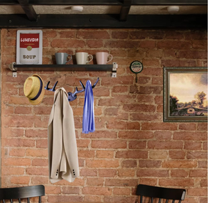 Cổ Điển Đúc Sắt Tường Tường Móc Trang Trí Treo Tường Khăn Giá Nhiệm Vụ Nặng Nề Đúc Sắt Áo Giá Móc Cho Trang Trại Trang Trí Nội Thất - Product Image 3