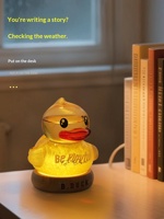 Ornement de prévisions météo en forme de canard de dessin animé, cadeau d'anniversaire créatif pour un ami, décoration TBZ24MT0005