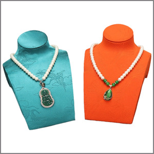 Chinese Style Tree Shell Jewelry Display Stand with Imitation Embroidery for Rings Bracelets One-Piece Design CX0054 - Product Image 2