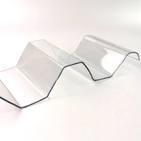 Panneaux de toit en plastique polyacrylate, panneau articulé de mm pour serre